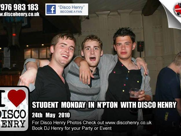 Student Mondays on May 24 in Northampton. Photo: Disco Henry