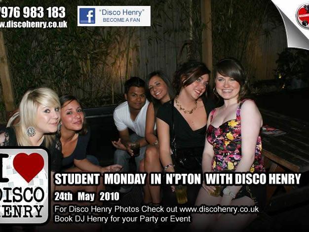 Student Mondays on May 24 in Northampton. Photo: Disco Henry
