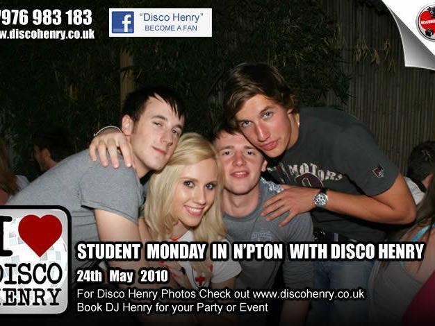 Student Mondays on May 24 in Northampton. Photo: Disco Henry