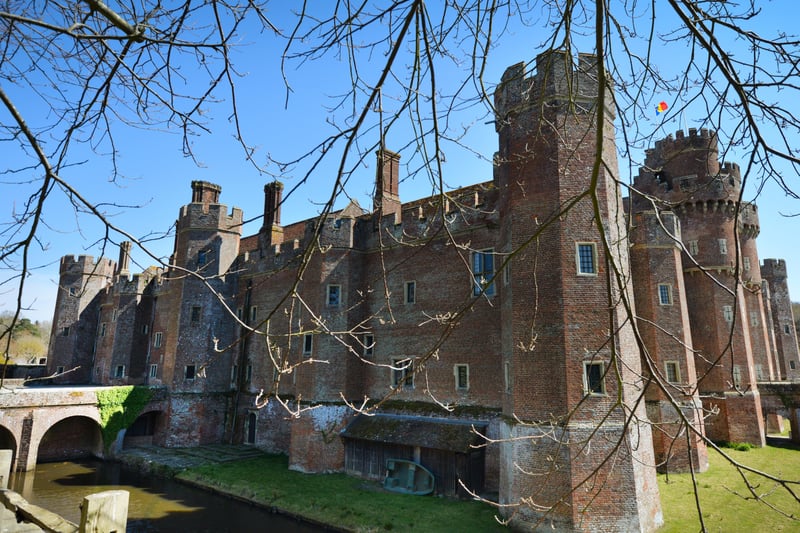 Herstmonceux Castle and grounds pictured on April 24 2021 after the easing of lockdown. SUS-210424-134937001