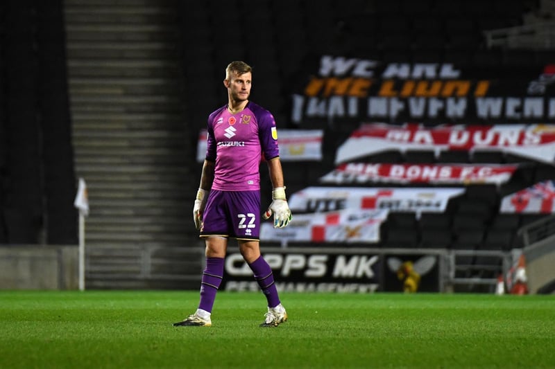 Dons' third choice keeper has spent the last few months on loan at Oldham Athletic in League Two