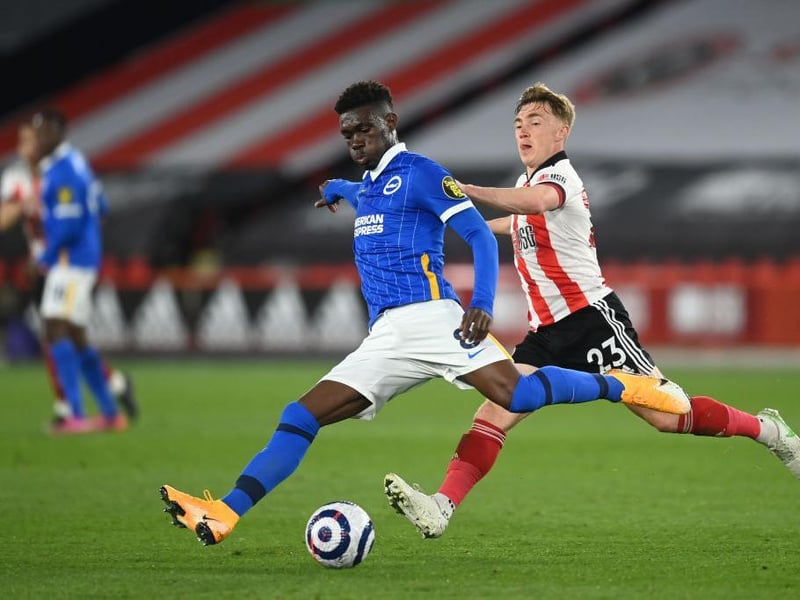 Brighton's driving force. Excellent burst forward from midfield to tee up Maupay in the first half. The most lively of the Albion midfield and flashed a second half effort wide after good link up play with Maupay