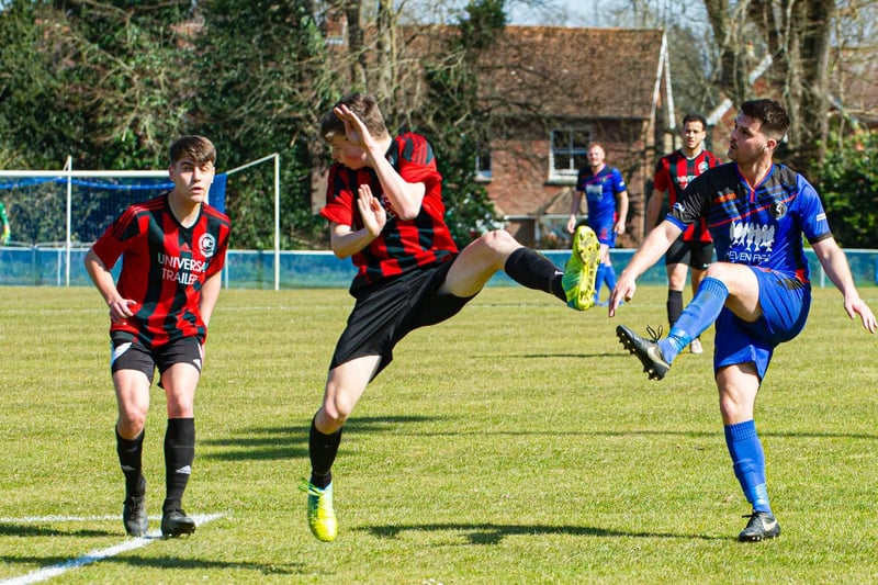 Action from Midhurst's 3-1 win over Billingshurst / Picture: Tommy McMillan