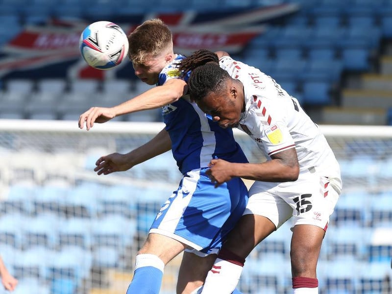 Can't knock his commitment to the cause after somehow batting through his groin problem to play the full 90 minutes at Priestfield. Pinned back and on the defensive for the first 20, but motored up and down the right flank thereafter... 7