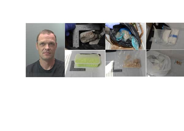 Janis Varakalns and some of the drugs found