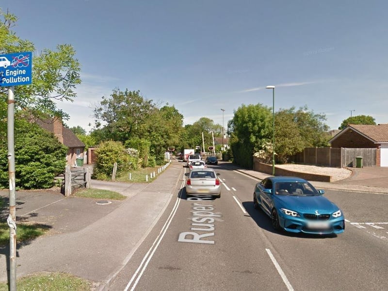 The tenth biggest price hike was in Littlehaven where the average price rose to £403,952, up by 3.1 per cent on the year to September 2019. Overall, 144 houses changed hands here between October 2019 and September 2020, a drop of 14 per cent. Photo: Google Streetview