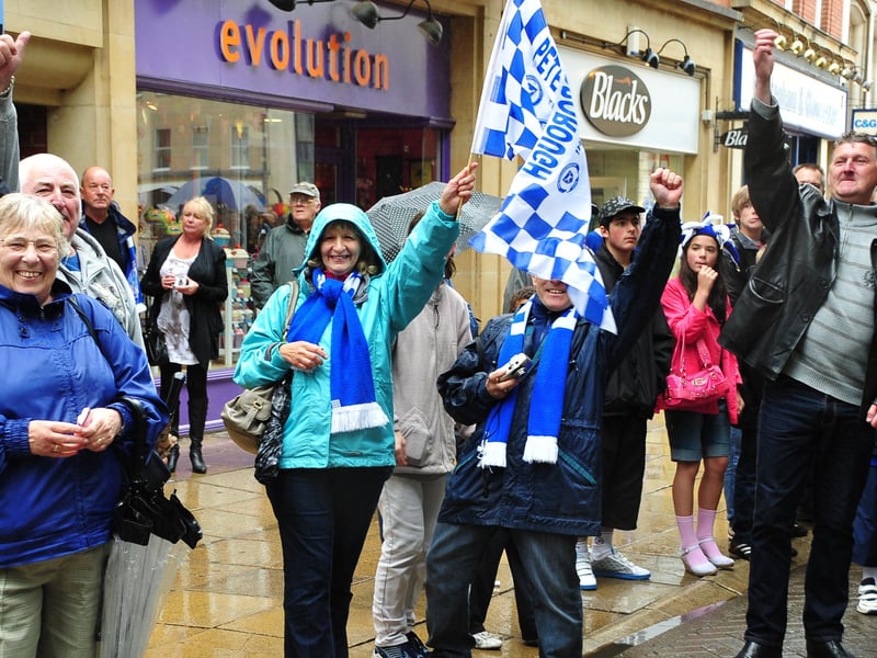 The celebrations 10 years ago