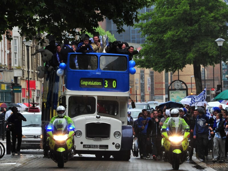 The celebrations 10 years ago