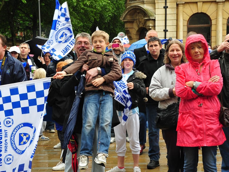 The celebrations 10 years ago
