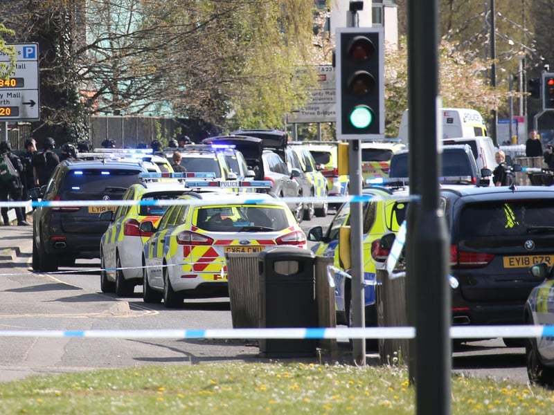The area around Crawley College
