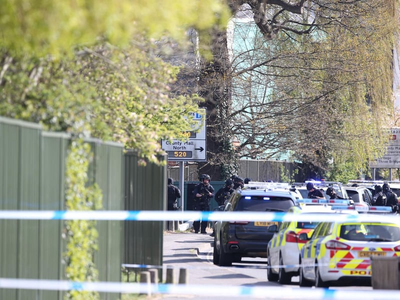The scene of the incident