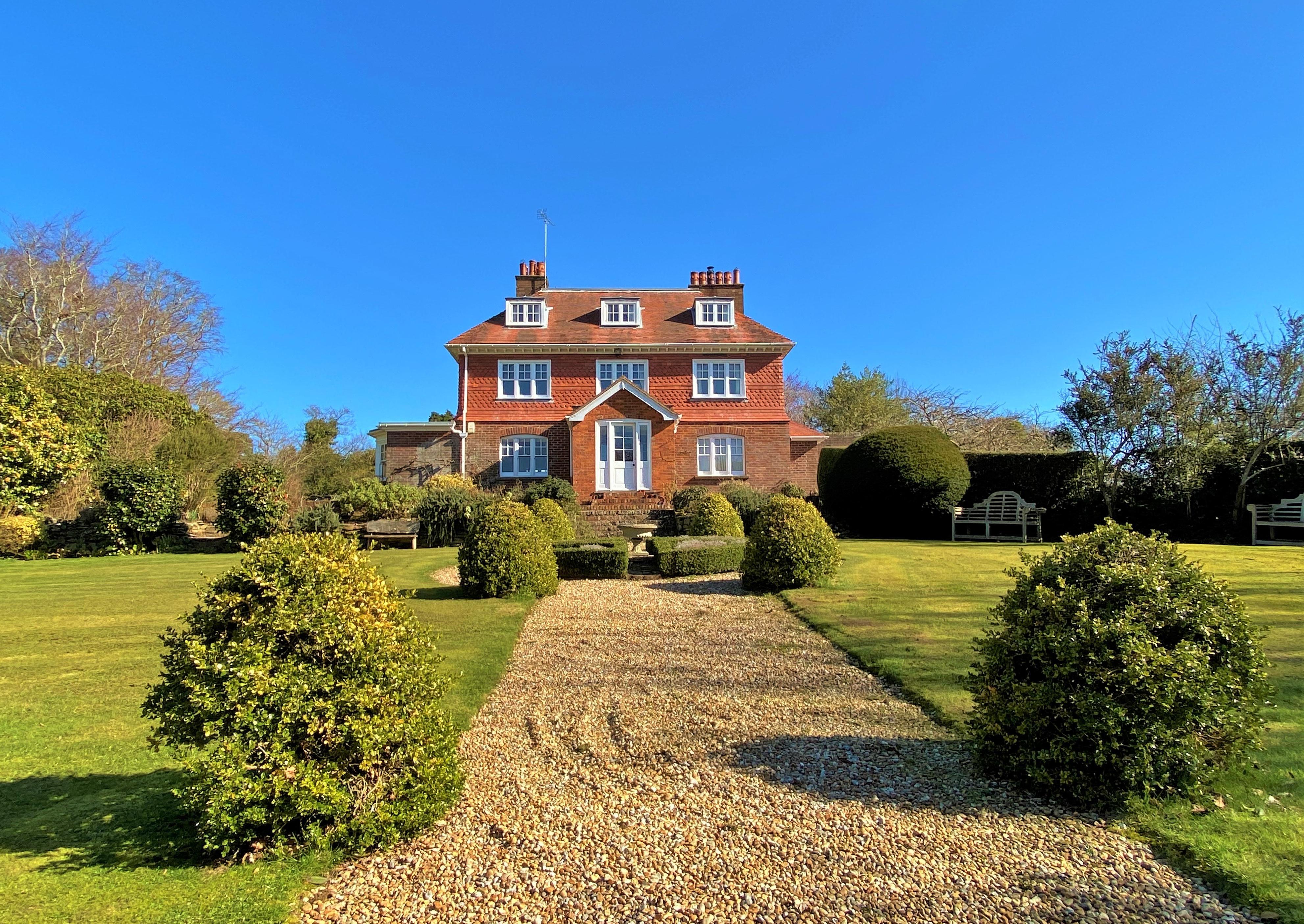 On sale: Perryfield House, in Udimore, near Rye, is on sale for the first time in more than 20 years. Photograph: Anderson Hacking