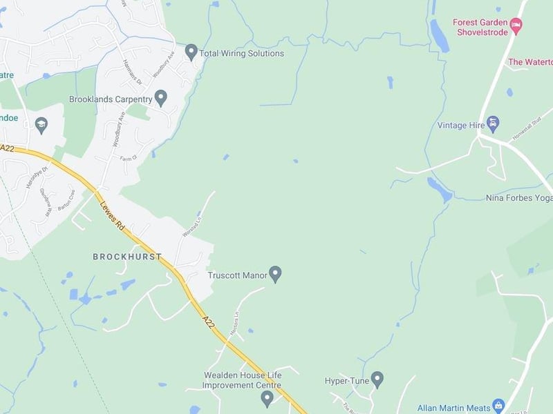 The biggest price hike was in East Grinstead East where the average price rose to £416,578, up by 6.6 per cent on the year to September 2019. Overall, 90 houses changed hands here between October 2019 and September 2020, a drop of 35 per cent. Photo: Google