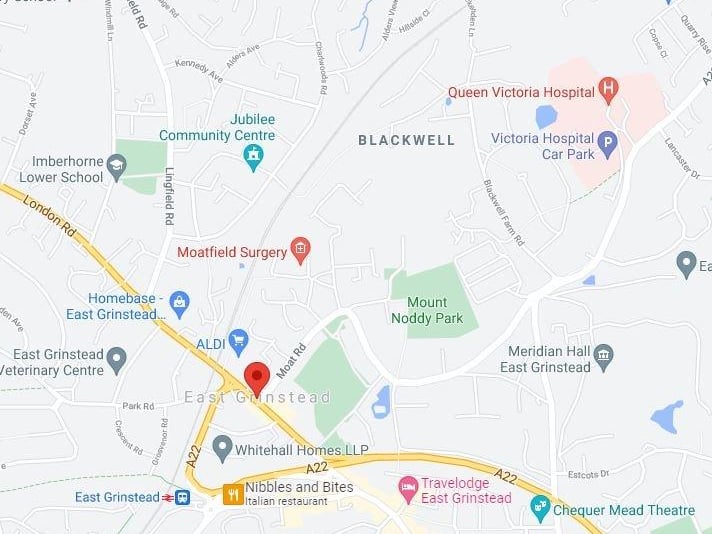 The third biggest price hike was in East Grinstead Central & North where the average price rose to £323,484, up by 5.5 per cent on the year to September 2019. Overall, 181 houses changed hands here between October 2019 and September 2020, a drop of 10 per cent. Photo: Google