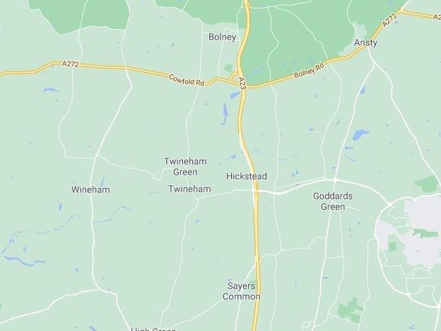 The second biggest price hike was in Hurstpierpoint & Bolney where the average price rose to £567,220, up by 5.6 per cent on the year to September 2019. Overall, 97 houses changed hands here between October 2019 and September 2020, a drop of 6 per cent. Photo: Google