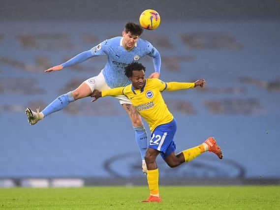 South Africa international striker Percy Tau will hope to be fit to face Leeds United this Saturday