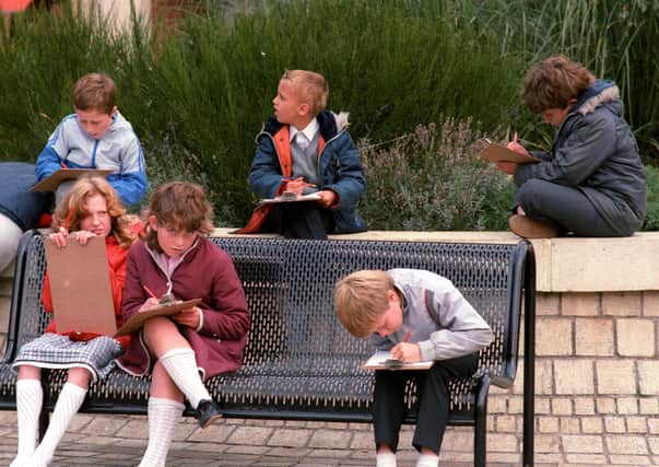 Do you recognise any of these youngsters concentrating hard on their clipboards?