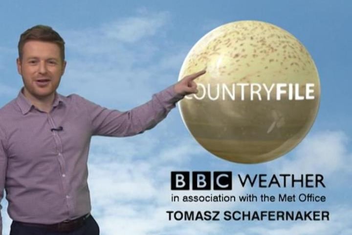 You watch Countryfile for the weather forecast at the end - 30%