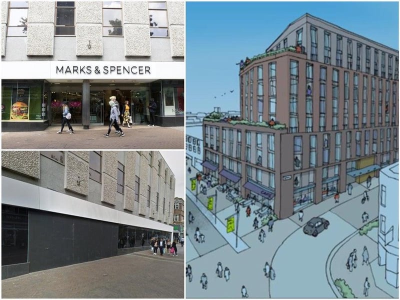 Northampton Borough Council announced it had bought the M&S site in Abington Street for £1.45 million in order to ensure its future development.
The building has stood empty since 2018 when it was vacated by the high street giant - and reportedly has had no offers in the past few years.
Councillor Tim Hadland, Council Cabinet member for regeneration and enterprise and Northampton Forward Board member, said in September: “The outline plan at this stage is for around 190 new, high-quality apartments, with units for independent retail and leisure use on the ground floor."