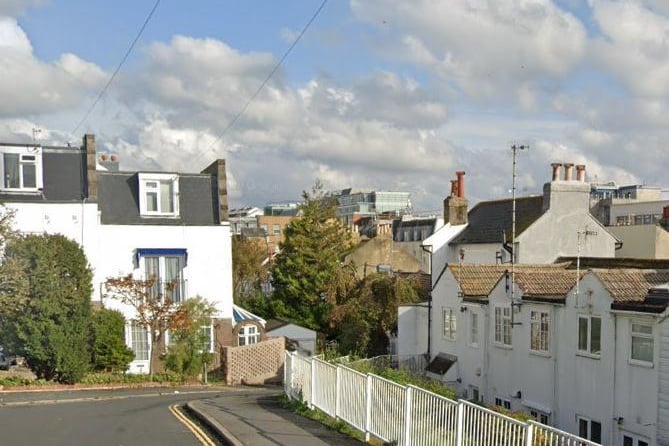 The sixth biggest price hike was in North Laine and the Lanes where the average price rose to £429,120, up by 8% on the year to September 2019.