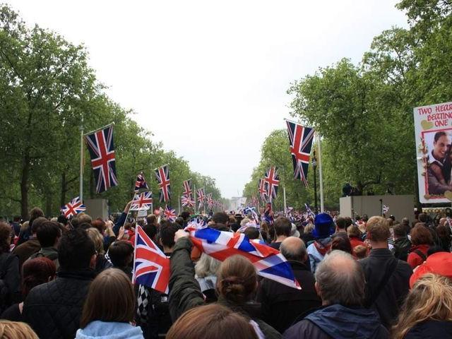 The pictures were captured by a Northampton woman who was in the crowds on the day ten years ago. Photo: Yvonne McKeown.