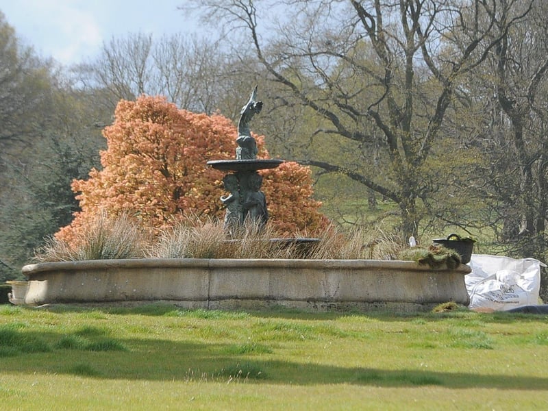 Filming for The Flash at Burghley House