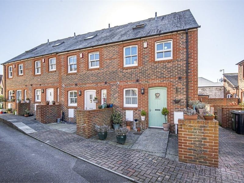 A three bed end-of-terrace house. Price: £397,500 (75 per cent share).
