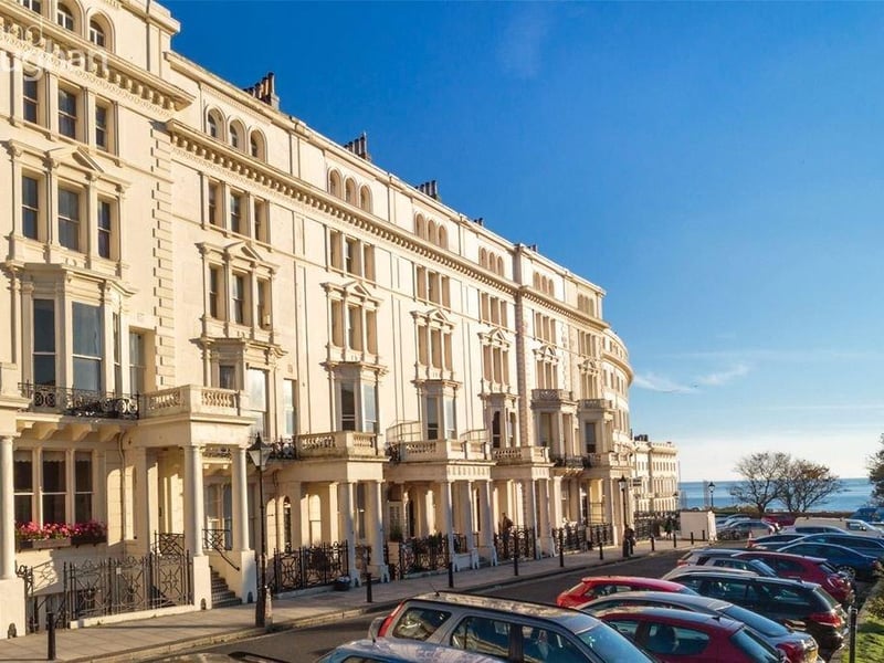 A two bed fourth floor Regency apartment. Price: £300,000.