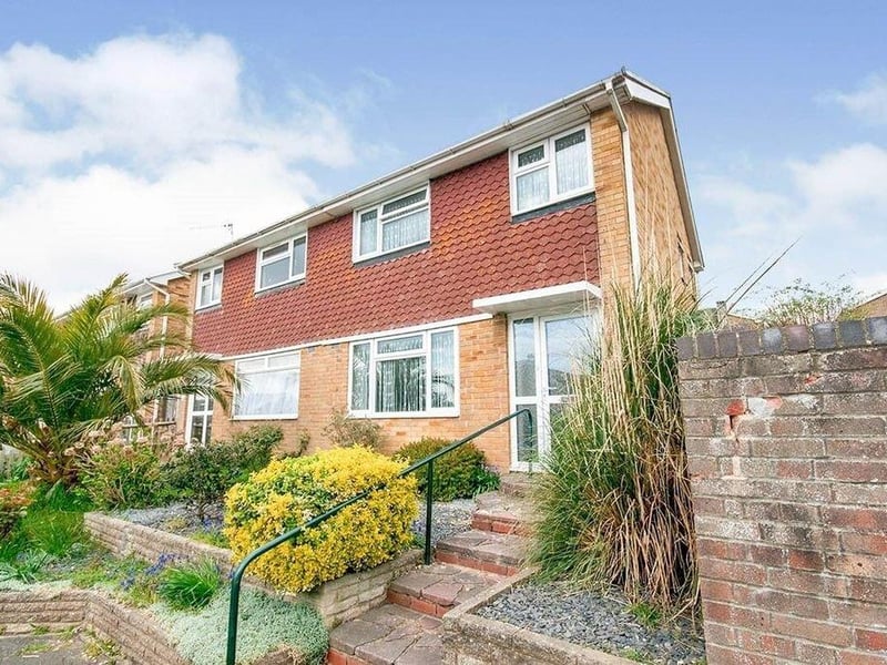 A three bed semi-detached house. Price: £270,000.