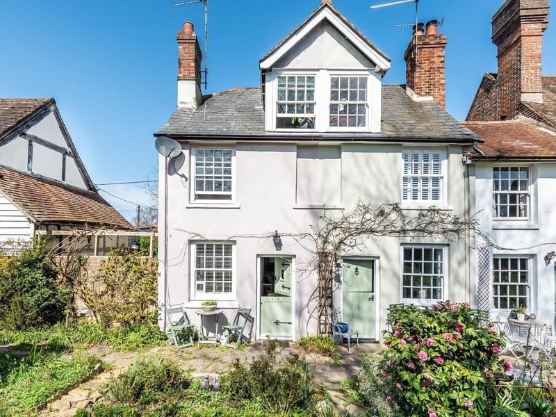 A Grade II listed two bedroom cottage. Price: £300,000.