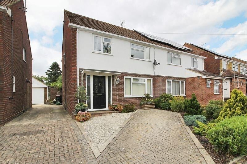 Renovated three bed semi-detached house. Price: £385,000.