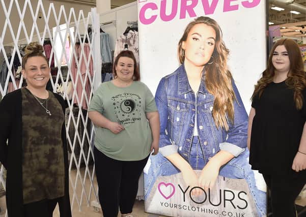 Yours clothing store opens up at Tesco's Serpentine Green. Staff Dannii Green, Chelsea Ralston and Gemma McIlroy EMN-210430-140139009