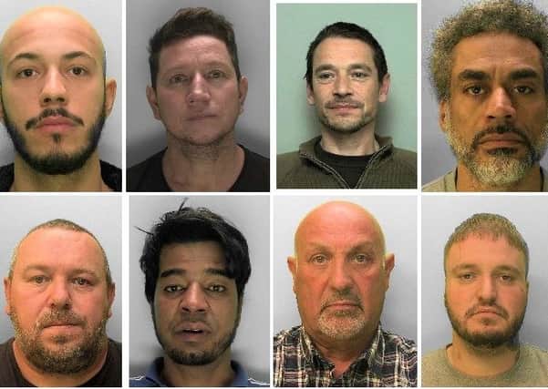 Some of the criminals jailed in April and late March SUS-210430-154655001