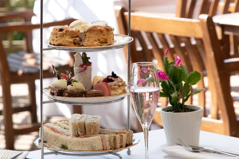 Enjoy a beautiful vintage afternoon tea at Kettering Park Hotel and Spa with delicious sandwiches, scones, cakes and pastries. They are served daily from noon to 5pm. Call 01536 416666 to book a table on their terrace.