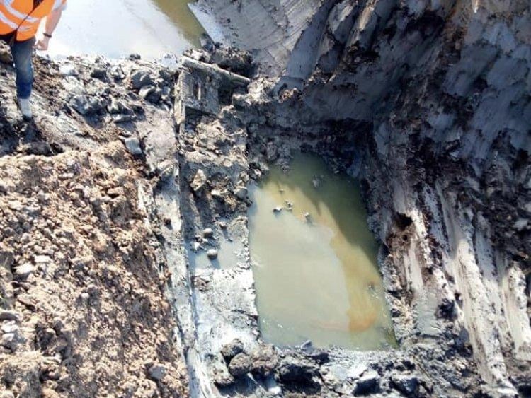 The Buffalo had been buried for 74 years