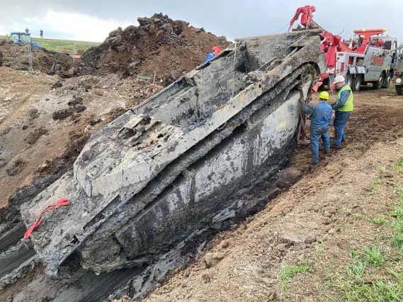The Buffalo had been buried for 74 years