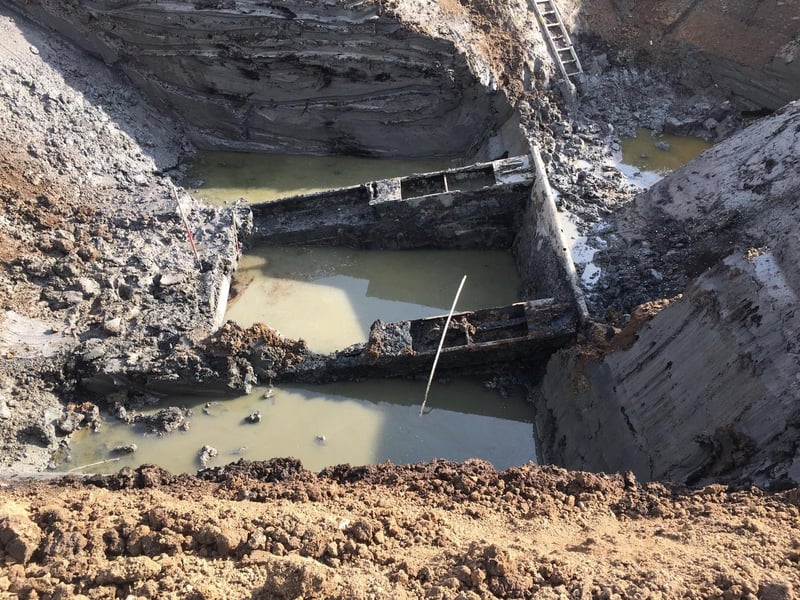 The Buffalo had been buried for 74 years
