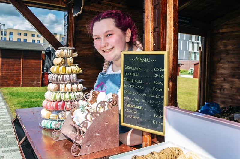 Chloe Davis with Chole’s Cakes and Bakes. Photo: Kirsty Edmonds.