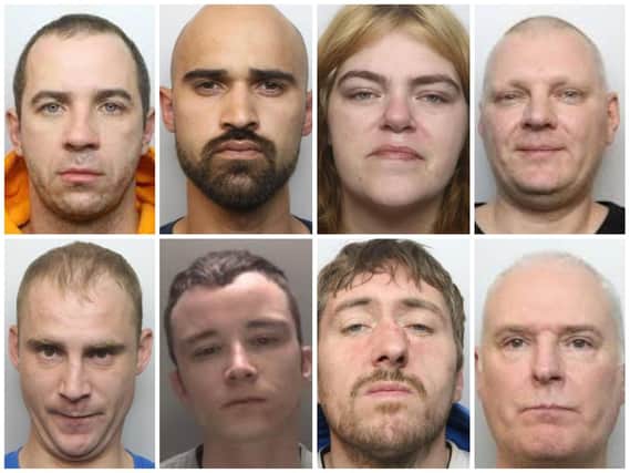 One last look at a few of the faces of those convicted and jailed during April
