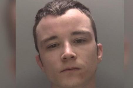 Steven Ross, 26, was arrested after dropping his trousers and exposed himself to a woman on the platform at Kettering railway station — and was found to have a knife on him.  Ross, of St Peters Street, Northampton, was jailed for 16 weeks for the two offences