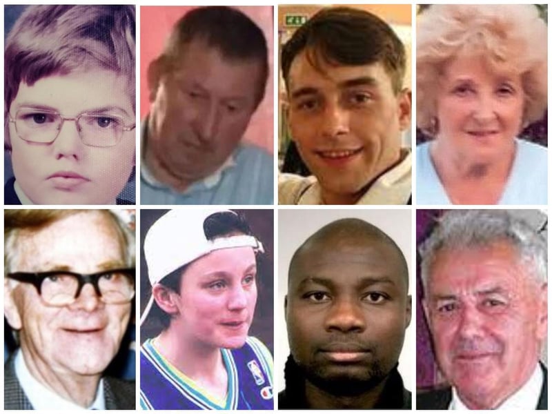 Faces of some of those murdered in Northamptonshire whose killers have never been caught