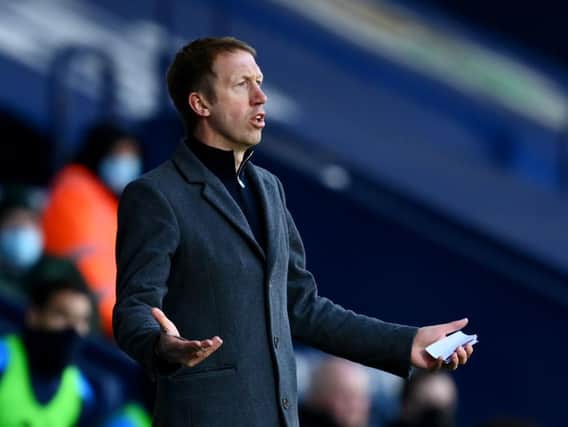 Graham Potter guided his team to a vital victory against Leeds