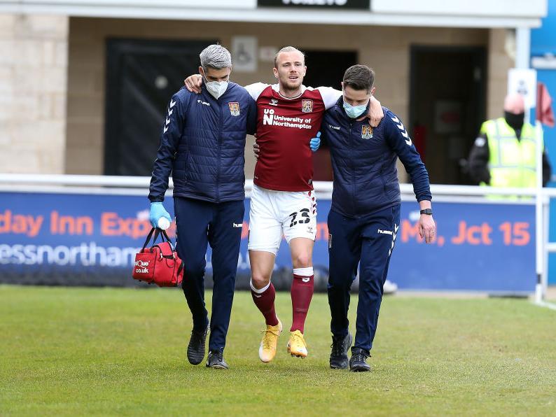 Only lasted eight minutes as he came off with a very nasty looking ankle injury... n/a