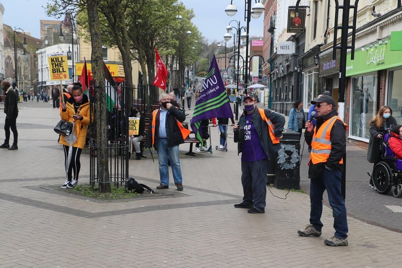 May Day March in Hastings. Photo by Roberts Photographic SUS-210205-084926001