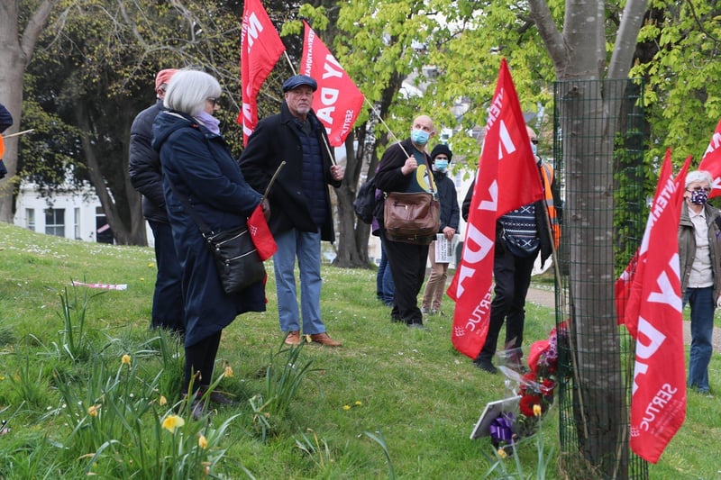 May Day March in Hastings. Photo by Roberts Photographic SUS-210205-084905001