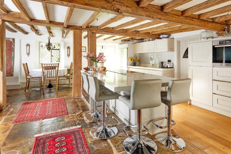 Kitchen at the Manor House in Sibford Gower (Image from Rightmove)