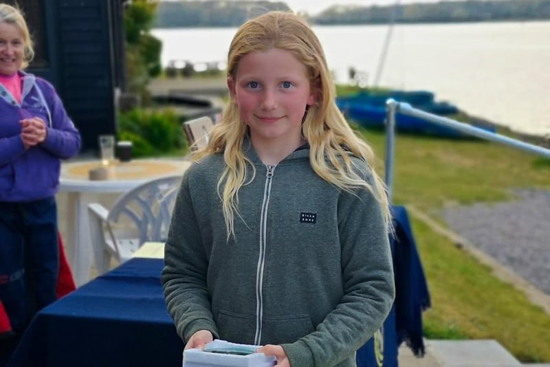 Prizegiving at the Optimist open at Chichester Yacht Club