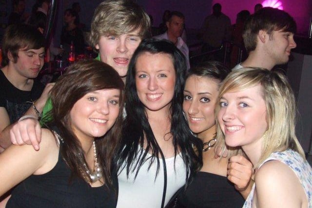 On a night out in 2010