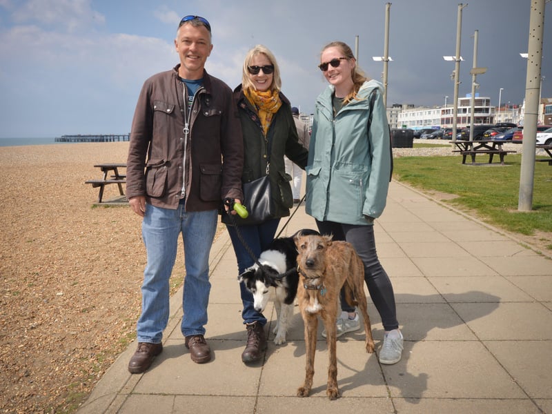 Hastings seafront pictured on 2/5/21 during the first bank holiday of the year after lockdown. SUS-210205-142053001