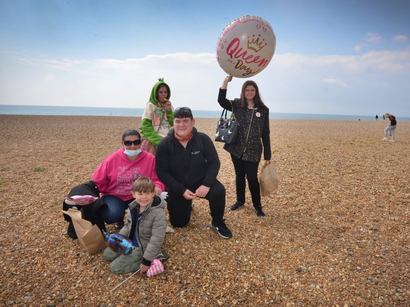 Hastings seafront pictured on 2/5/21 during the first bank holiday of the year after lockdown. SUS-210205-142105001